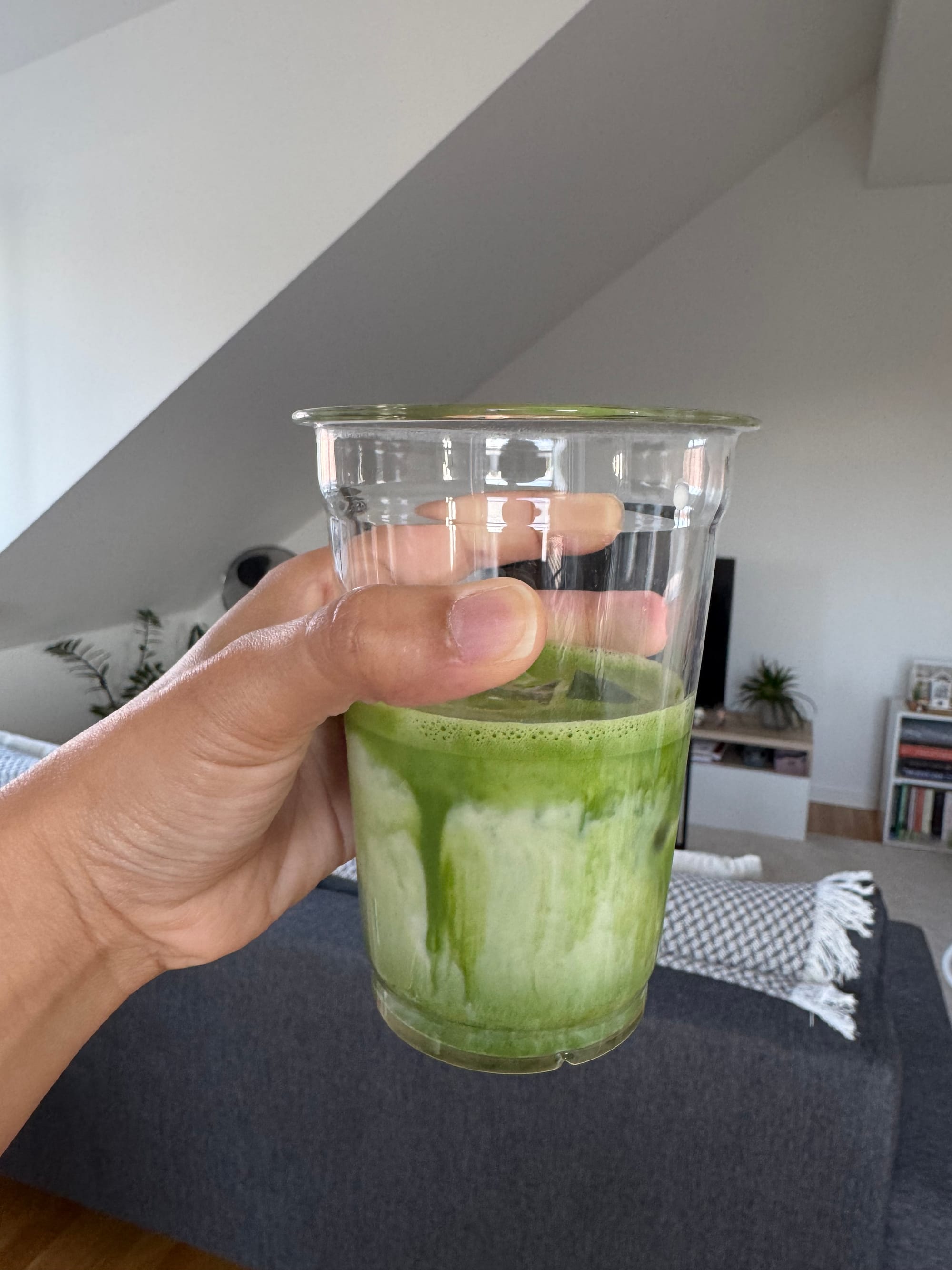 daily iced matcha latte