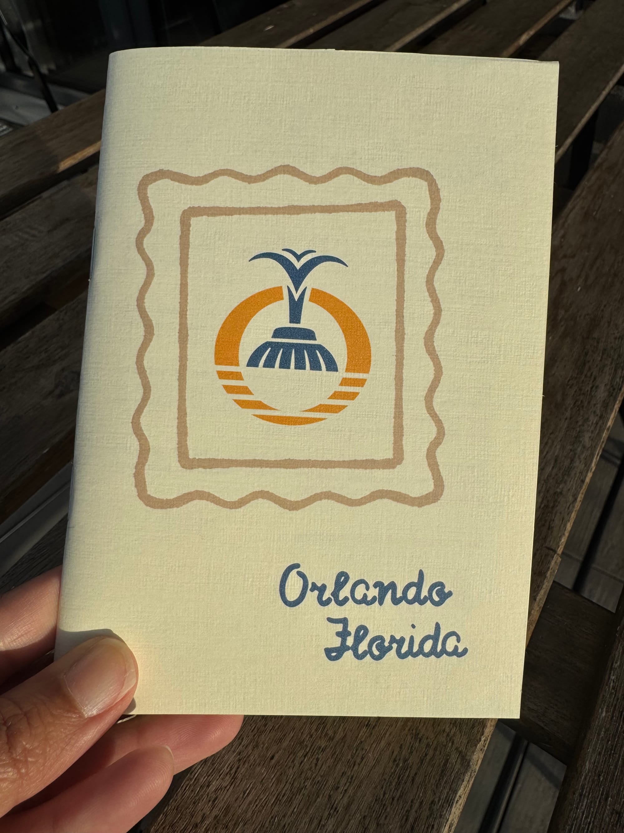 Orlando Travel Zine Front Cover